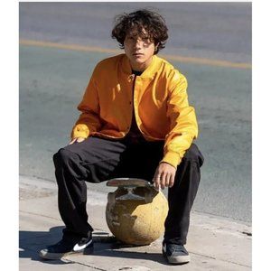 NIKE SB STORM FIT DNA OL SKATE JACKET SIZE XL (DH2632 738) LIGHT CURRY $130